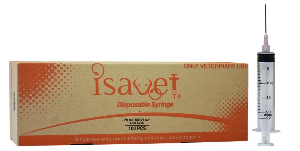 GERINGA DESECHABLE ISAVET 20ML GERINGA DESECHABLE ISAVET 20ML