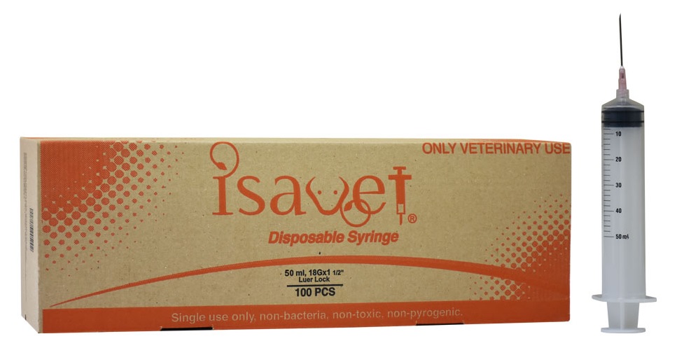 GERINGA DESECHABLE ISAVET 50ML GERINGA DESECHABLE ISAVET 50ML