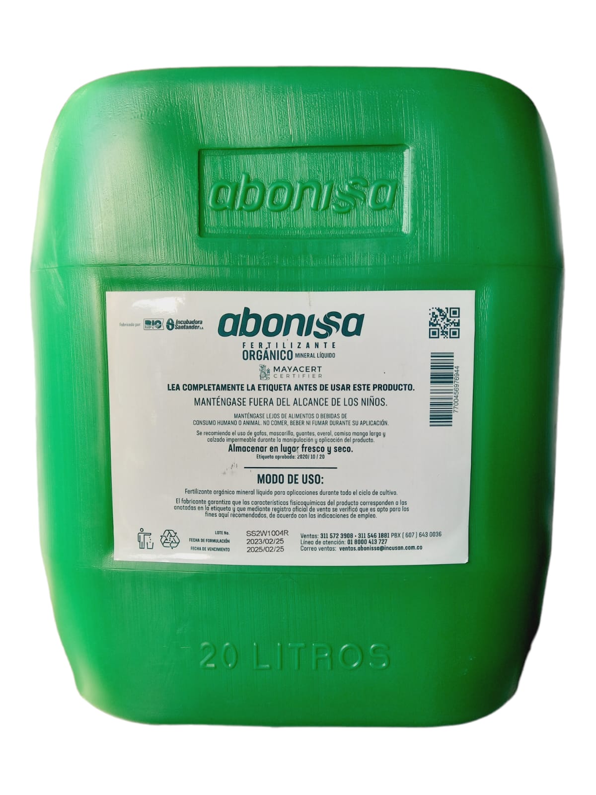 ABONISSA X 20 LITROS ABONISSA X 20 LITROS