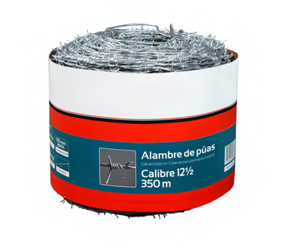 Alambre de puas calibre 12.5 x 350mt Alambre de puas calibre 12.5 x 350mt